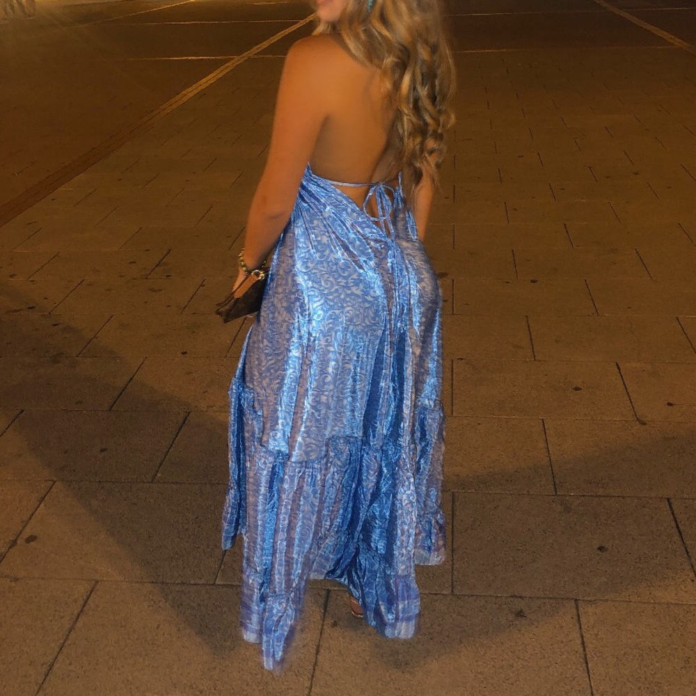 Blue dress